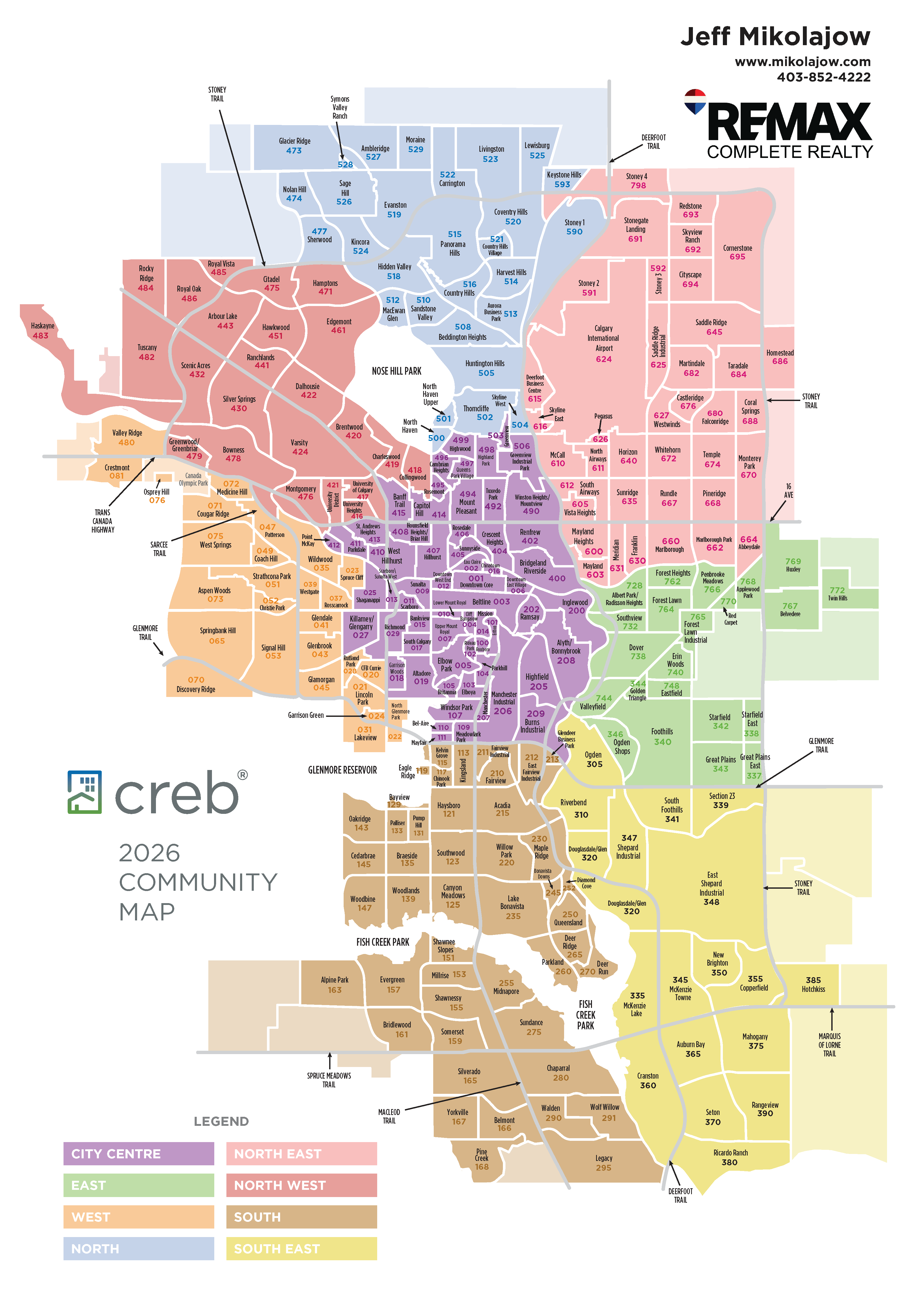 2026 Calgary Community Map